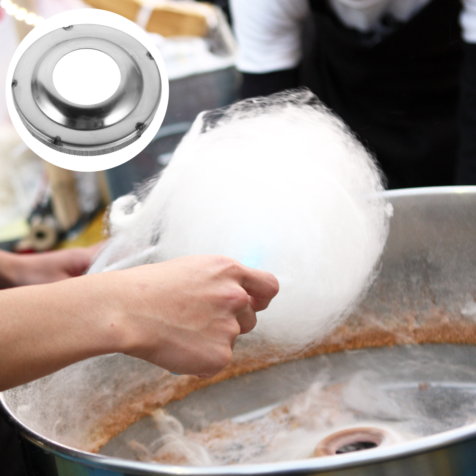 Floss Candy Sugar Spinner Machine - Katoenwarenmachine Spinner Head Cover 10Cm, voedselveilige