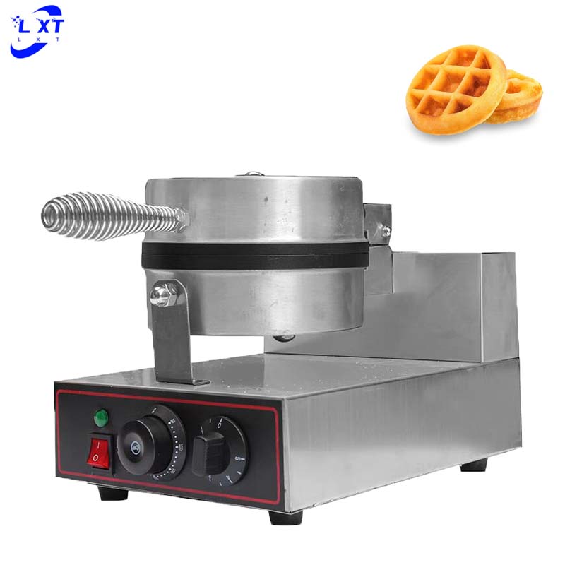 Commercial Waffle Cone Maker Ice Cream - Commerciële ijshoorntjesmachine wafelmaker 220V elektrische roestvrijstalen
