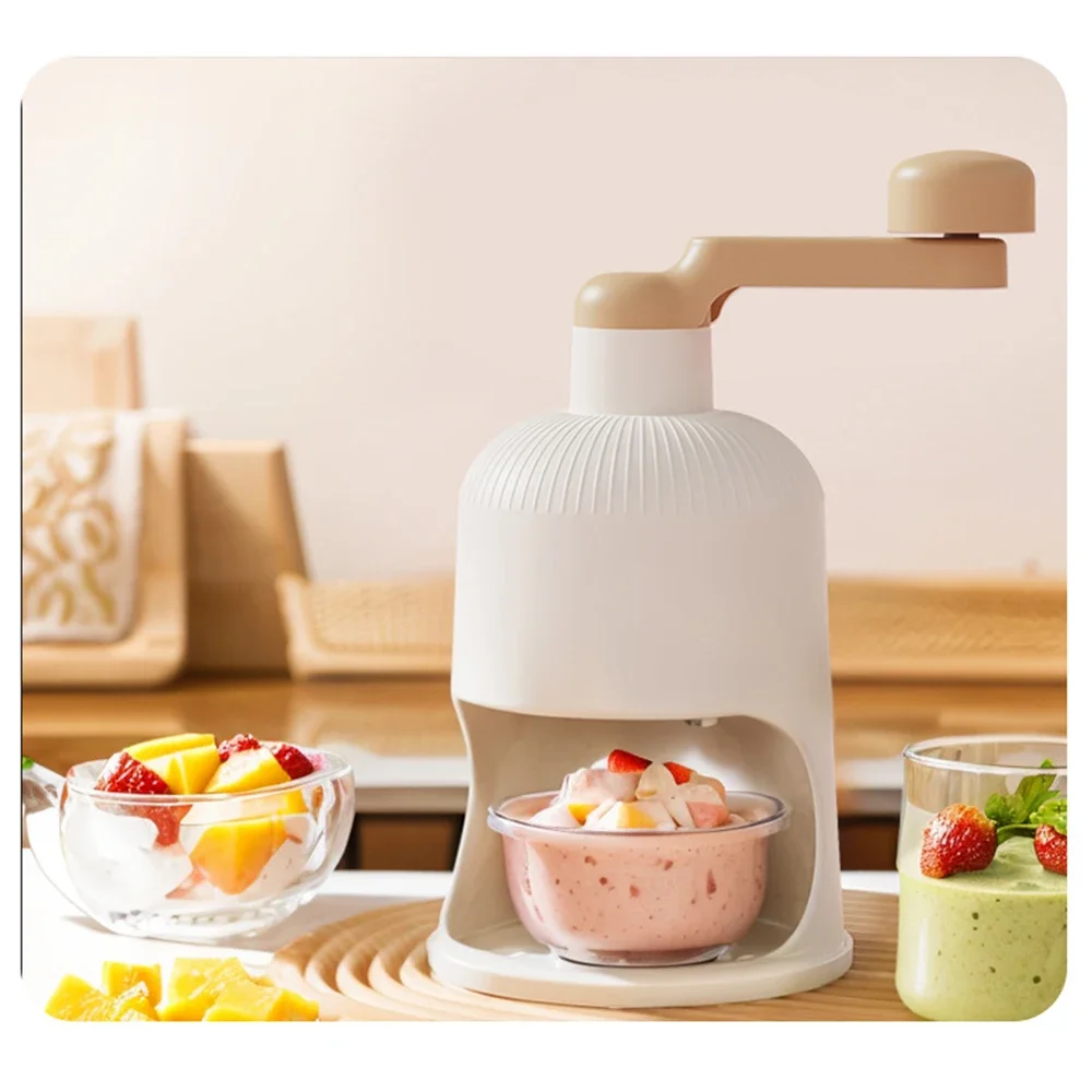 Snow Cone Shaved Ice Machine - Handmatige ijsschaaf en sneeuwkegelmachine, geen elektrische