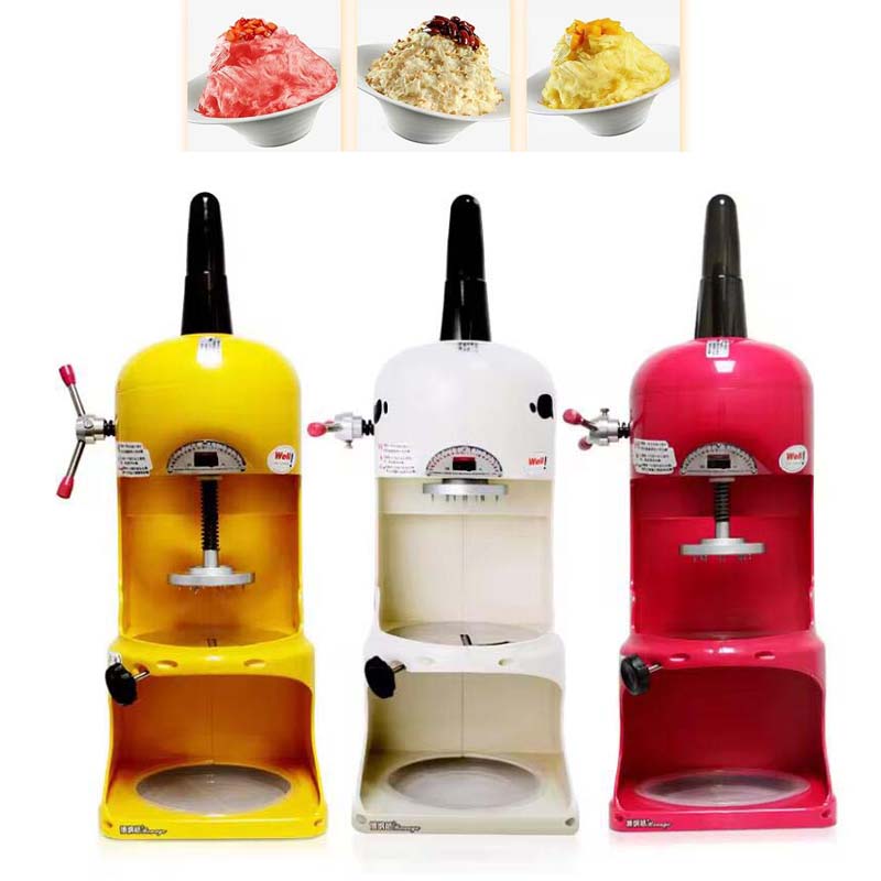 Snow Cone Shaved Ice Machine - Elektrische ijsscheermachine Geschoren ijsmachine Sneeuwkegels Sneeuwvlokken