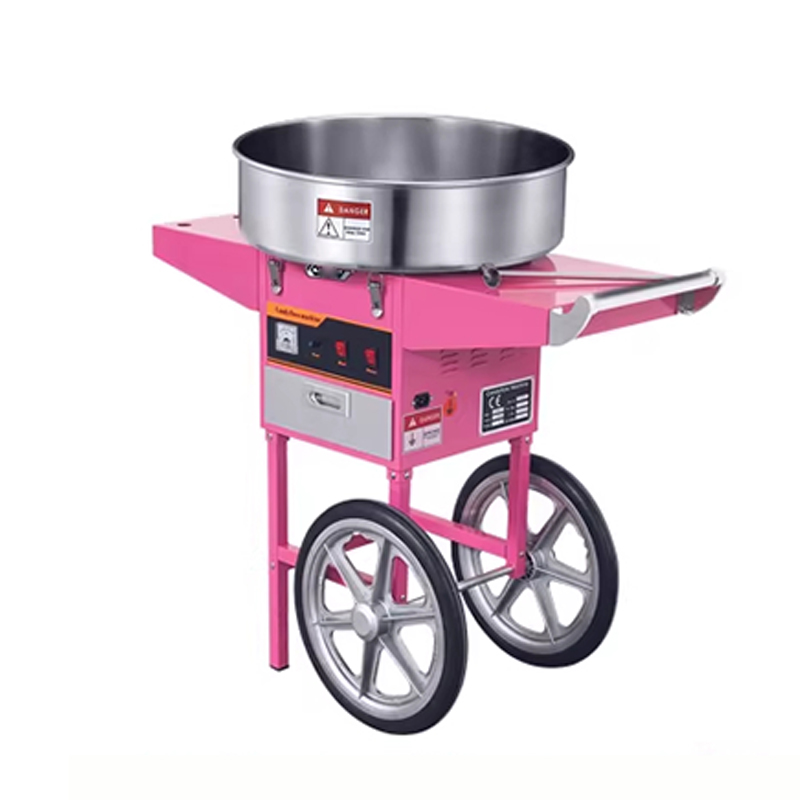 Commercial Cotton Candy Machine Cart - Elektrische Suikergoedmachine met Kar, Commerciële Suikergoedmaker,