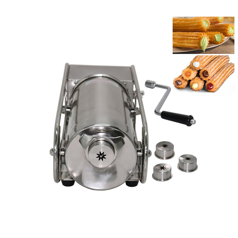 Churros Extruder Machine Manual - 3L Rvs Handleiding Churros Maker Spaanse