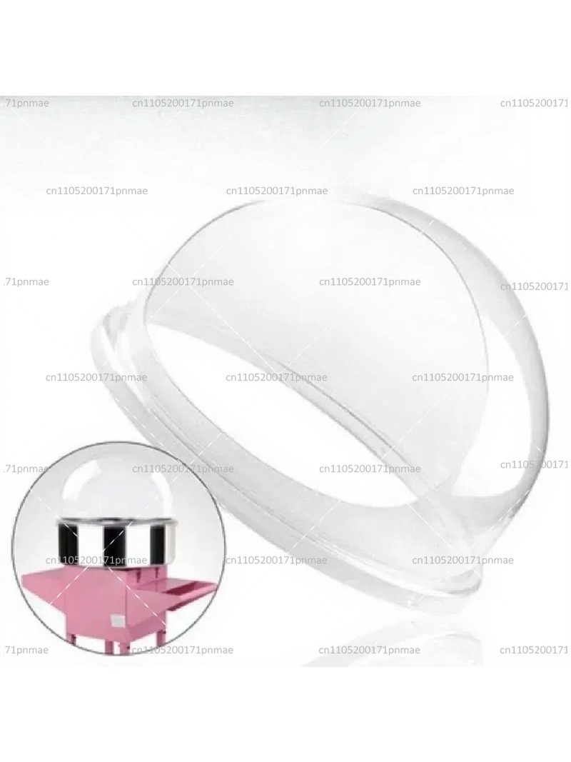 Cotton Candy Maker With Cover Shield - Commerciële machine voor suikerspin, transparante beschermkap