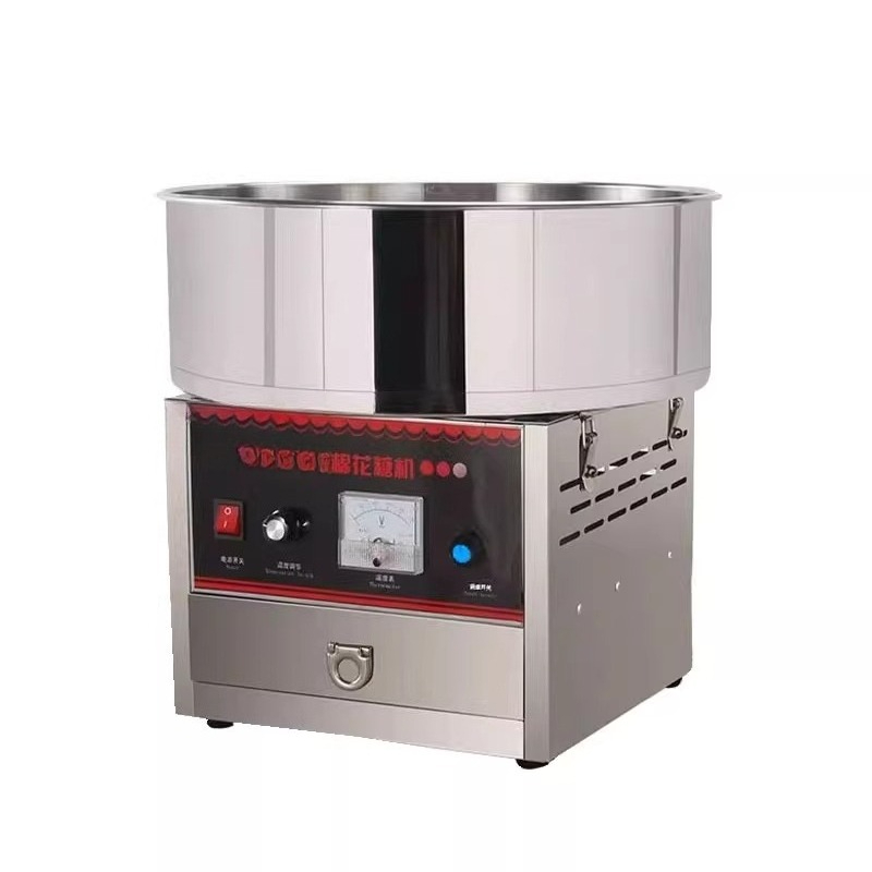 Commercial Cotton Candy Machine Cart - Commerciële suikerspinmachine van roestvrij staal, aangedreven