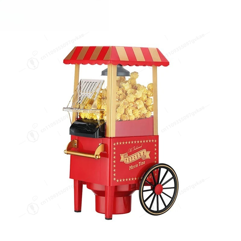 Popcorn Machine Cart Vintage Style - Popcornmachine in vintage stijl met klein