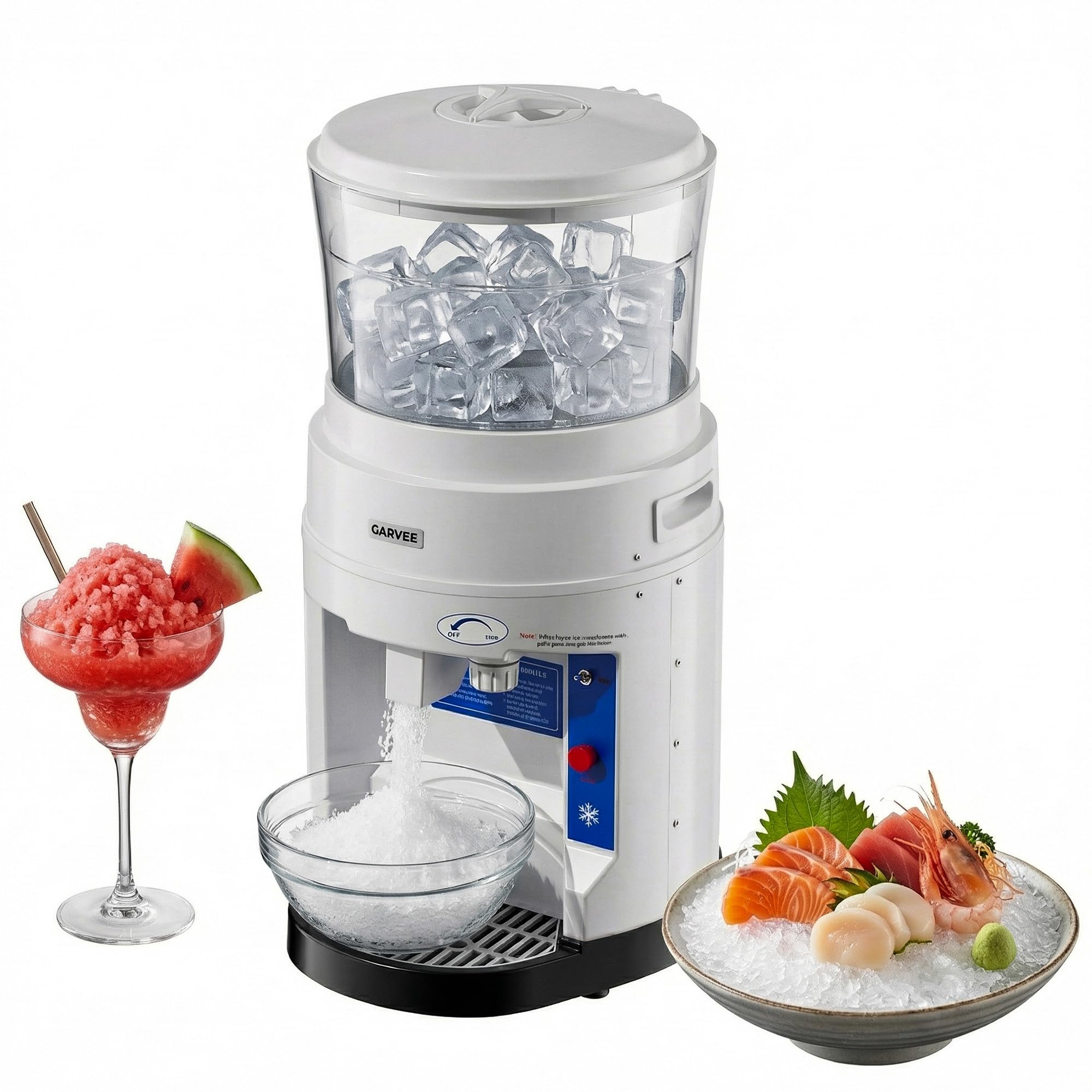 Commerciële elektrische ijs- e - Snow Cone Shaved Ice Machine recensie en prijs