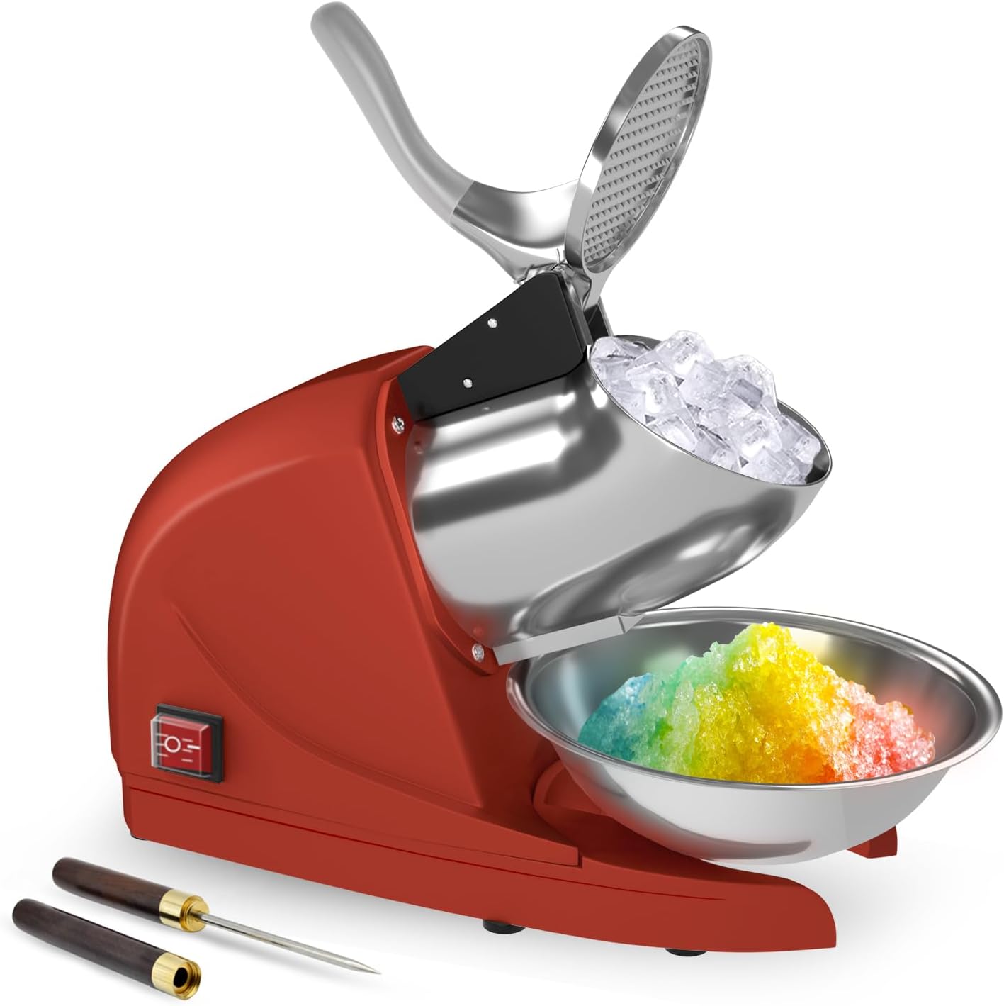 Elektrische ijsrasp 380W, snee - Snow Cone Shaved Ice Machine recensie en prijs