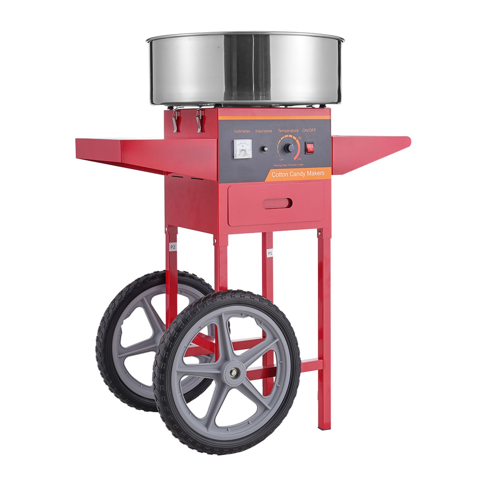 Elektrische suikerspinmachine  - Commercial Cotton Candy Machine Cart recensie en prijs