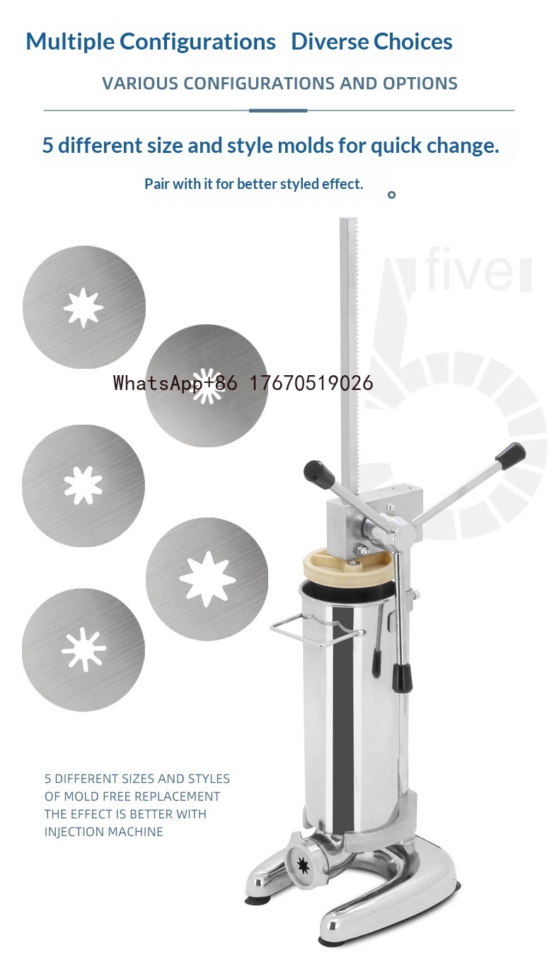 Industriële Churros-vuller, ha - Churros Extruder Machine Manual recensie en prijs