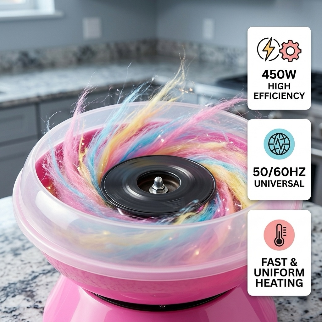 Compacte 450W Suikergoedmachin - Cotton Candy Machine Heating Element recensie en prijs