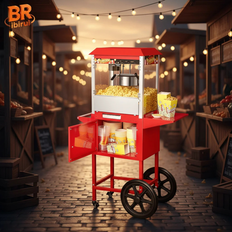 Rode 8 Oz Elektrische Commerci - Commercial Popcorn Maker 8Oz recensie en prijs