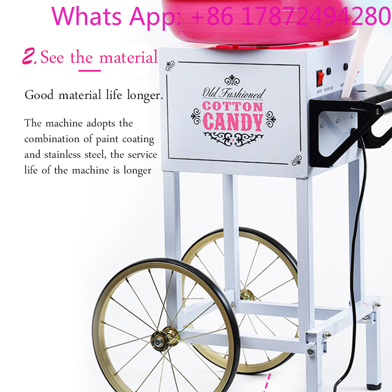 Suikergoedmachine, krachtige c - Commercial Cotton Candy Machine Cart recensie en prijs