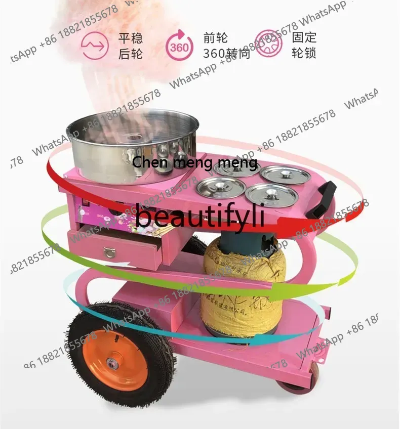 Suikerspinmachine kraam met au - Commercial Cotton Candy Machine Cart recensie en prijs