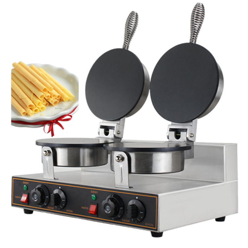 Commerciële dubbelkop-eggrolle - Commercial Waffle Cone Maker Ice Cream recensie en prijs