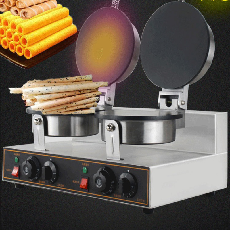 Commerciële dubbelkop-eggrolle - Commercial Waffle Cone Maker Ice Cream recensie en prijs